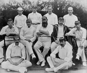 The Gentlemen Team from the Gentlemen v Players Match at Lords in 1894, from Famous Cricketers and Cricket Grounds, Published by Hudson and Kearns, 1895